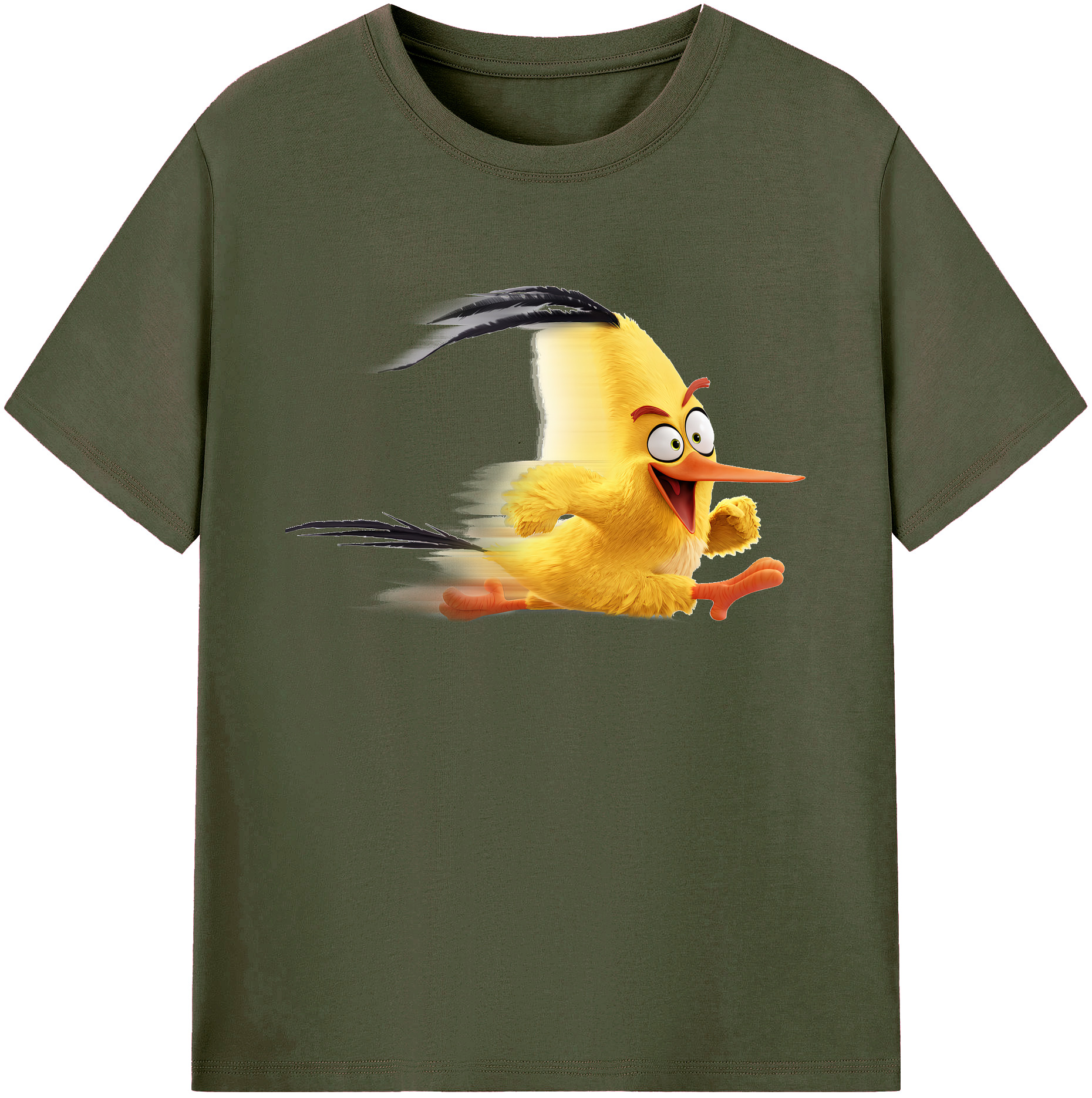 （画像用） Angry Birds アングリーバード 綿100％ メンズ半袖Tシャツ｜肌触りやわらか＆通気性